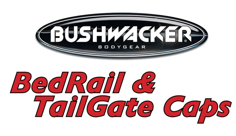 Bushwacker 88-99 Chevy C1500 Fleetside Bed Rail Caps 78.0in Bed Does Not Fit Flareside - Black-Bed Caps-Deviate Dezigns (DV8DZ9)