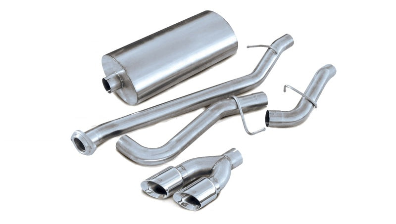 Corsa 02-06 Chevrolet Tahoe 5.3L V8 Polished Sport Cat-Back Exhaust-Catback-Deviate Dezigns (DV8DZ9)