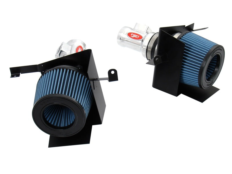 Injen 07-08 350Z 3.5L V6 Air Fusion and Air Horns Black Short Ram Intake-Cold Air Intakes-Deviate Dezigns (DV8DZ9)