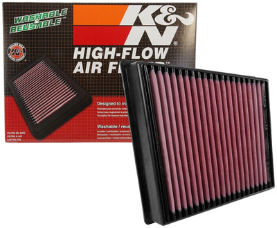 K&N 2017 Chevrolet Silverado 2500HD V8-6.6L DSL Replacement Drop In Air Filter-Air Filters - Drop In-Deviate Dezigns (DV8DZ9)