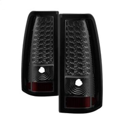 Xtune Chevy Silverado 1500/2500/3500 99-02 99-03 LED Tail Lights Smoke ALT-ON-CS99-LED-SM-Tail Lights-Deviate Dezigns (DV8DZ9)