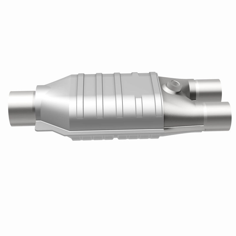 MagnaFlow Conv Univ 2/2.5 D/S Single O2 FED-Catalytic Converter Universal-Deviate Dezigns (DV8DZ9)