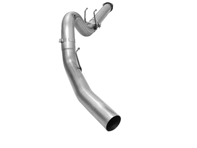 aFe MACHForce XP Exhaust 5in DPF-Back Stainless Steel Exhaust 2015 Ford Turbo Diesel V8 6.7L No Tip-Turbo Back-Deviate Dezigns (DV8DZ9)