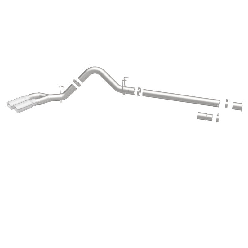 MagnaFlow 08-17 Ford F-250/F-350/F-450 4.6L/6.7 DPF-Back SS 4in Dual Single Passenger Side Rear Exit-DPF Back-Deviate Dezigns (DV8DZ9)