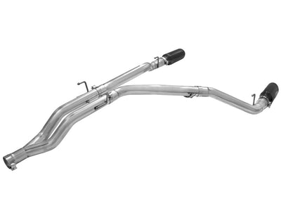 aFe MACHForce XP DPF-Back Exhaust 3in SS w/ 5in Black Tips 2014 Dodge Ram 1500 V6 3.0L EcoDiesel-DPF Back-Deviate Dezigns (DV8DZ9)