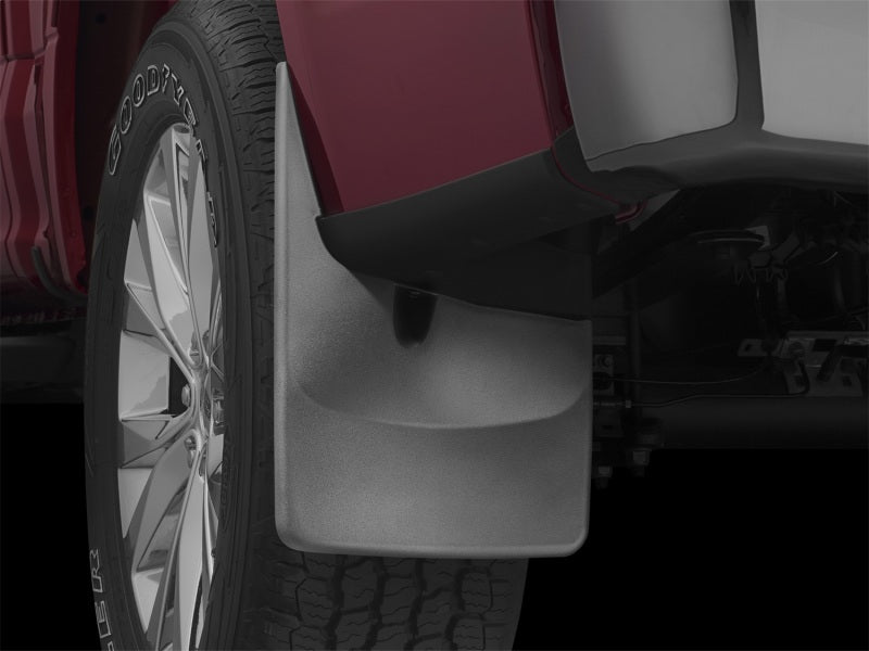 WeatherTech 2015 Ford F-150 w/o Wheel Lip Module No Drill Rear Mudflaps-Mud Flaps-Deviate Dezigns (DV8DZ9)