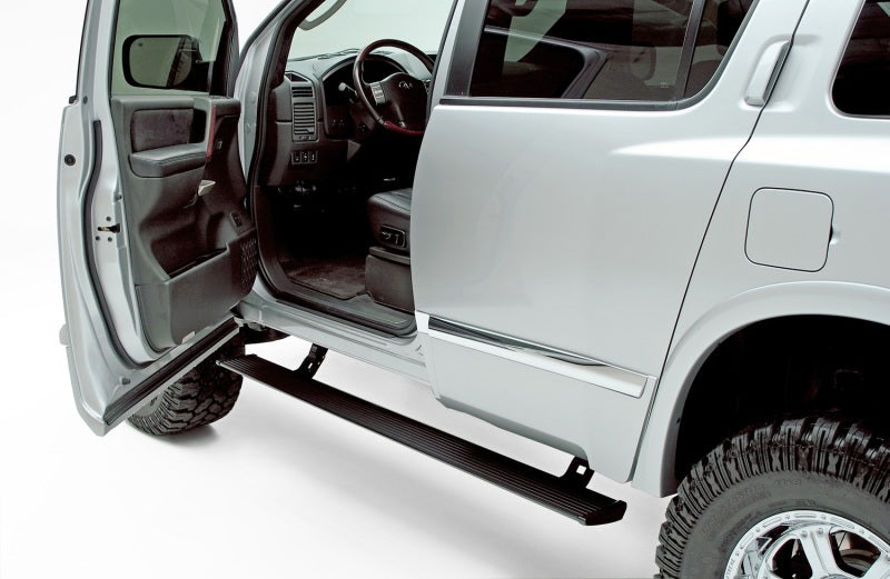 AMP Research 2004-2015 Nissan Titan Crew/King Cabs PowerStep - Black-Running Boards-Deviate Dezigns (DV8DZ9)