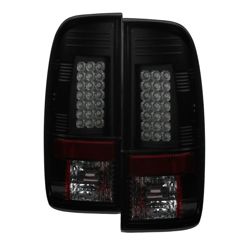 Spyder Ford F150 side 97-03/F250 Super Duty 99-07 LED Tail Lights Blk Smke ALT-YD-FF15097-LED-BSM-Tail Lights-Deviate Dezigns (DV8DZ9)