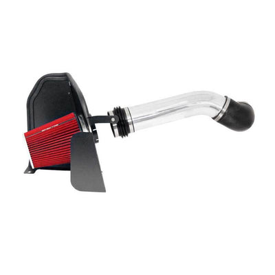 Spectre 07-08 GM Truck V8-4.8/5.3/6.0L F/I Air Intake Kit - Clear Anodized w/Red Filter-Cold Air Intakes-Deviate Dezigns (DV8DZ9)