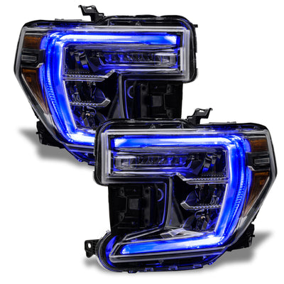 Oracle 19-21 GMC Sierra 1500 RGB+W Headlight DRL Upgrade Kit - ColorSHIFT w/o Cntrl SEE WARRANTY-Headlights-Deviate Dezigns (DV8DZ9)