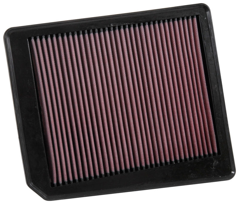 K&N 2017 Nissan Titan V8-5.6L F/I Drop In Replacement Air Filter-Air Filters - Drop In-Deviate Dezigns (DV8DZ9)