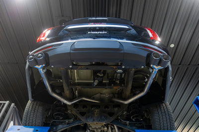 MBRP 2021+ Chevy Tahoe / GMC Yukon T304 SS 3in Cat-Back Dual Split Exhaust w/ Quad Carbon Fiber Tips-Catback-Deviate Dezigns (DV8DZ9)