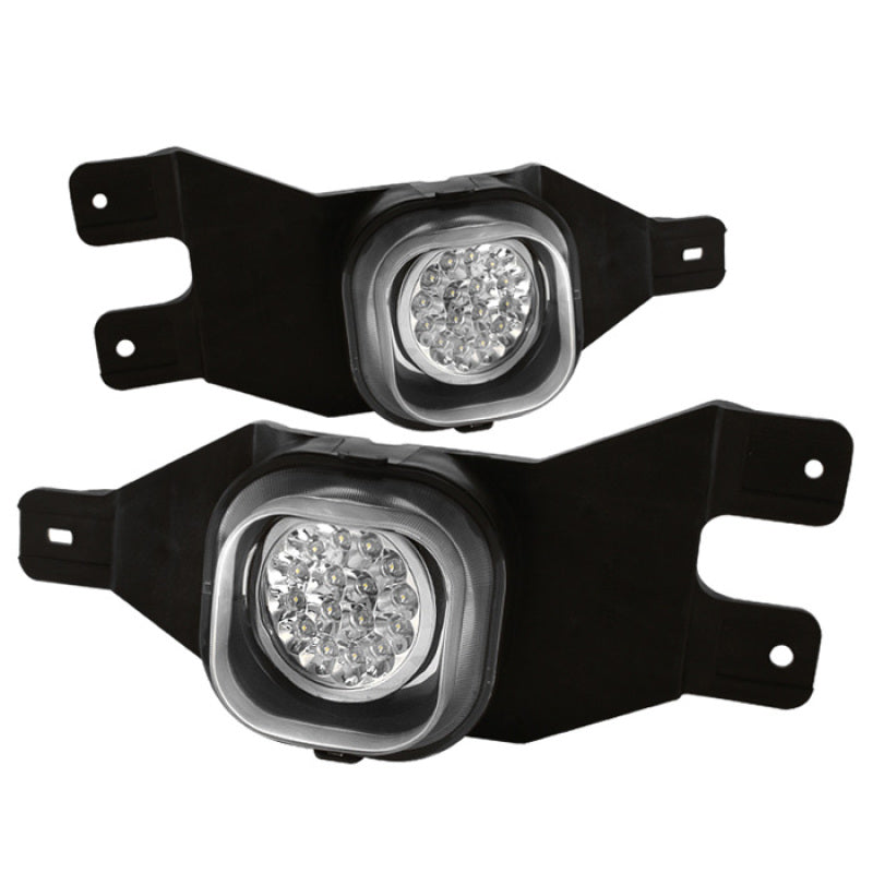 Spyder Ford F250/F350 99-04/Ford Excursion 00-05 LED Fog Lights w/Switch Clear FL-LED-FF25001-C-Fog Lights-Deviate Dezigns (DV8DZ9)