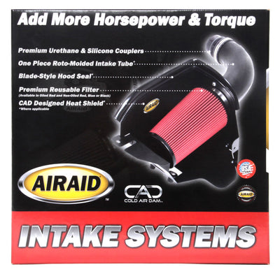 Airaid 05-06 Chevy HD 6.0L CAD Intake System w/ Tube (Oiled / Red Media)-Cold Air Intakes-Deviate Dezigns (DV8DZ9)