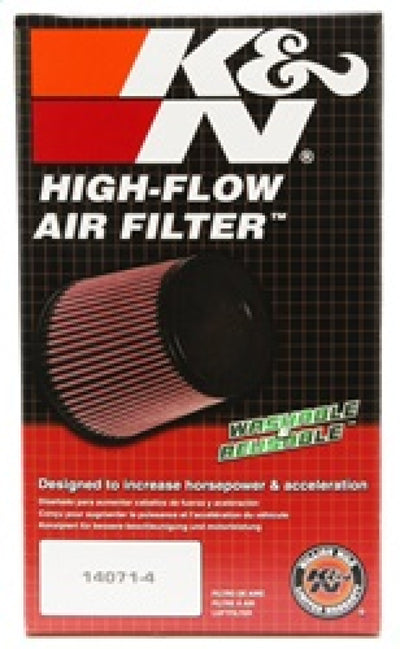 K&N Universal ChromeRound Tapered Air Filter 3in Flange ID / 6in Base OD / 4.5in Top OD / 8in Height-Air Filters - Universal Fit-Deviate Dezigns (DV8DZ9)