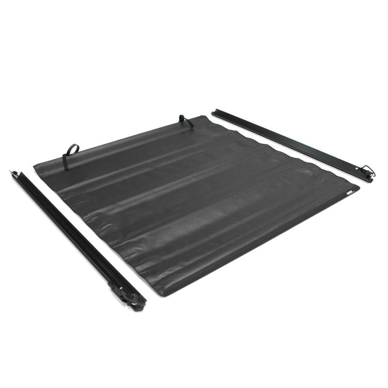 Lund 99-13 Ford F-250 Super Duty (8ft. Bed) Genesis Roll Up Tonneau Cover - Black-Tonneau Covers - Roll Up-Deviate Dezigns (DV8DZ9)