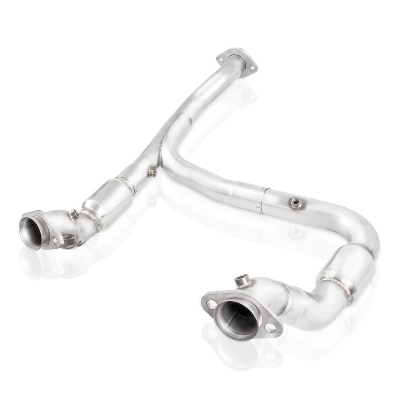 Stainless Works 15-18 F-150 3.5L Downpipe 3in High-Flow Cats Y-Pipe Factory Connection-Downpipes-Deviate Dezigns (DV8DZ9)