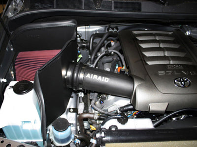 Airaid 07-14 Toyota Tundra/Sequoia 4.6L/5.7L V8 CAD Intake System w/ Tube (Dry / Red Media)-Cold Air Intakes-Deviate Dezigns (DV8DZ9)
