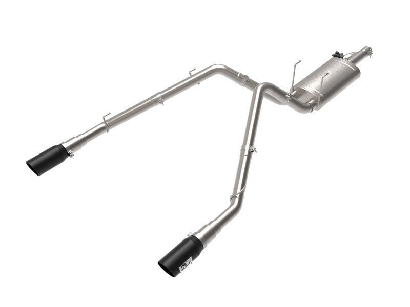 aFe 09-18 Ram 1500 V8 5.7L Hemi Gemini XV 3in 304 SS Cat-Back Exhaust w/ Black Tips-Catback-Deviate Dezigns (DV8DZ9)