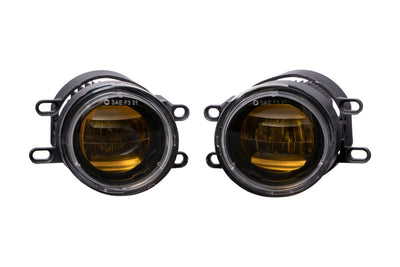 Diode Dynamics Elite Series Type B Fog Lamps - Yellow (Pair)-Fog Lights-Deviate Dezigns (DV8DZ9)