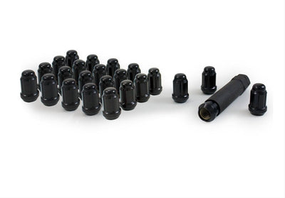 Gorilla Spline Lug Nut 6 Lug Kit with Key - 24 Piece Black-Lug Nuts-Deviate Dezigns (DV8DZ9)