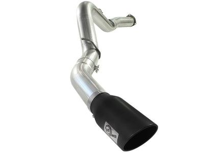 aFe MACHForce XP Exhaust 5in DPF-Black, GM Diesel Trucks 07.5-10 V8-6.6L 9(td) LMM-DPF Back-Deviate Dezigns (DV8DZ9)