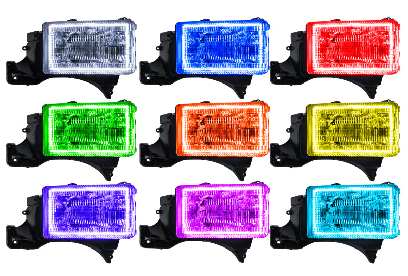 Oracle Dodge Ram 94-01 Halo Kit - ColorSHIFT w/o Controller SEE WARRANTY-Headlights-Deviate Dezigns (DV8DZ9)