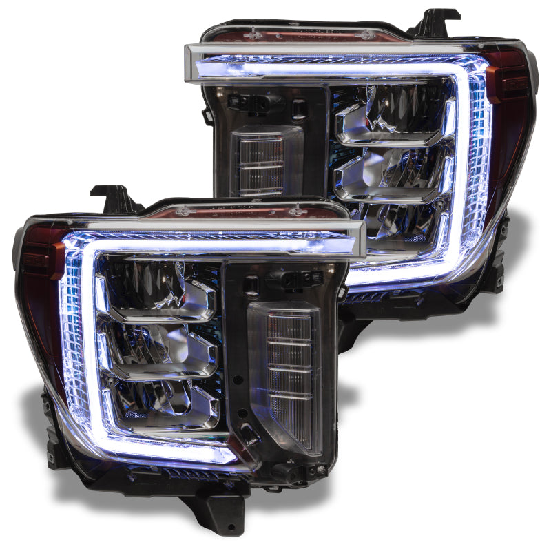 Oracle 20-21 GMC Sierra 2500 HD RGB+W Headlight DRL Kit - w/ Simple Controller SEE WARRANTY-Headlights-Deviate Dezigns (DV8DZ9)