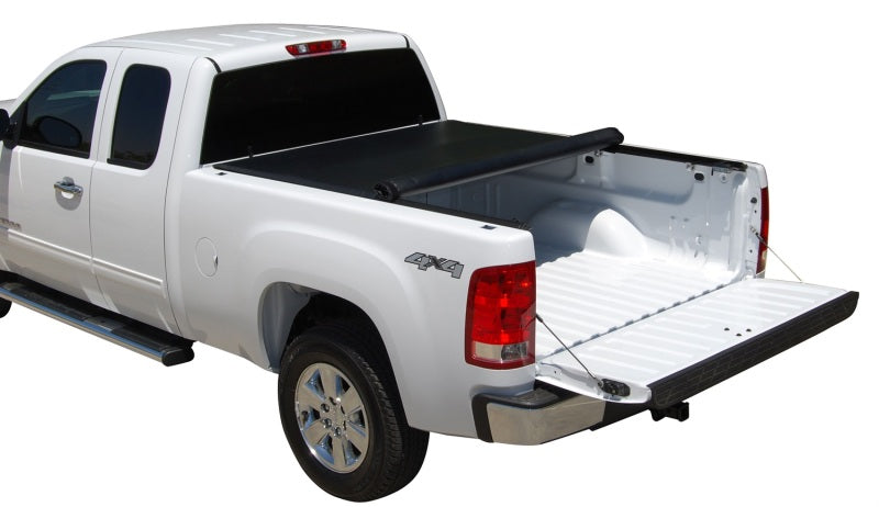 Tonno Pro 08-16 Ford F-250 Super Duty 8ft Fleetside Lo-Roll Tonneau Cover-Tonneau Covers - Roll Up-Deviate Dezigns (DV8DZ9)