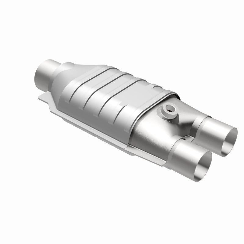 MagnaFlow Conv Univ 2/2.5 D/S Single O2 FED-Catalytic Converter Universal-Deviate Dezigns (DV8DZ9)