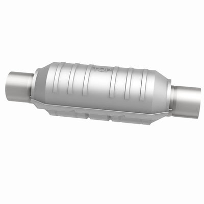 MagnaFlow Catalytic Converter 2 in Inlet 2 in Outlet 11 in Length SS-Catalytic Converter Universal-Deviate Dezigns (DV8DZ9)