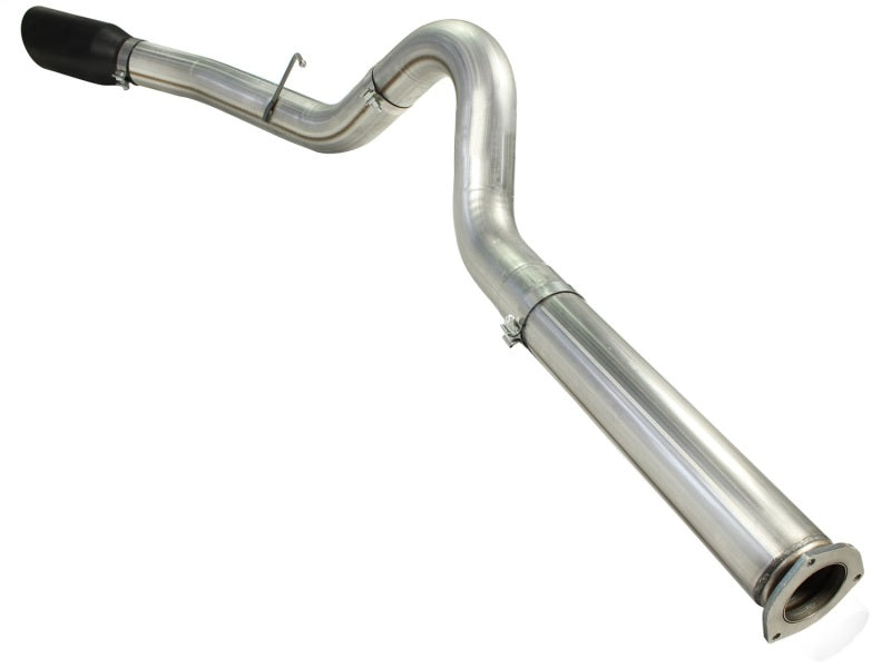 aFe MACHForce XP 5in DPF-Back Stainless Steel Exhaust , Blk,Ford Diesel Trucks 11-14 V8-6.7L td-DPF Back-Deviate Dezigns (DV8DZ9)