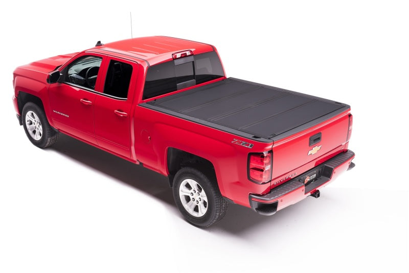 BAK 14-18 Chevy Silverado 1500 / 15-20 Silverado 2500/3500 5ft 8in Bed BAKFlip MX4 Matte Finish-Tonneau Covers - Hard Fold-Deviate Dezigns (DV8DZ9)