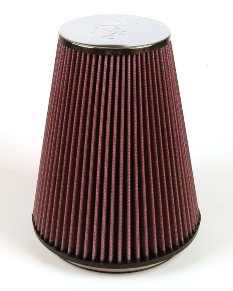 K&N Universal Chrome Filter 6 inch FLG / 7.5 inch Base / 4.5 inch Top / 9 inch Height-Air Filters - Universal Fit-Deviate Dezigns (DV8DZ9)