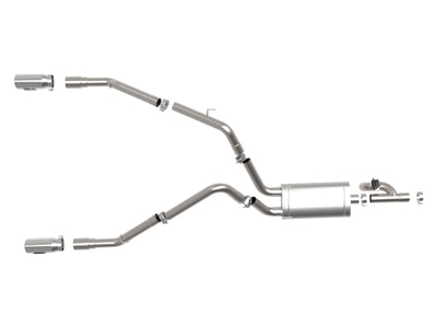 aFe 09-18 Ram 1500 V8 5.7L Hemi Gemini XV 3in 304 SS Cat-Back Exhaust w/ Polished Tips-Catback-Deviate Dezigns (DV8DZ9)