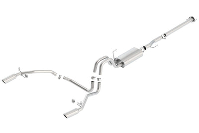 Borla 11-14 Ford F150 AT 2/4WD 2/4dr S-Type SS Catback Exhaust-Catback-Deviate Dezigns (DV8DZ9)