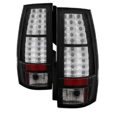 Spyder Chevy Suburban/GMC Yukon/Yukon Denali 07-14 LED Tail Lights Blk ALT-YD-CSUB07-LED-BK-Tail Lights-Deviate Dezigns (DV8DZ9)