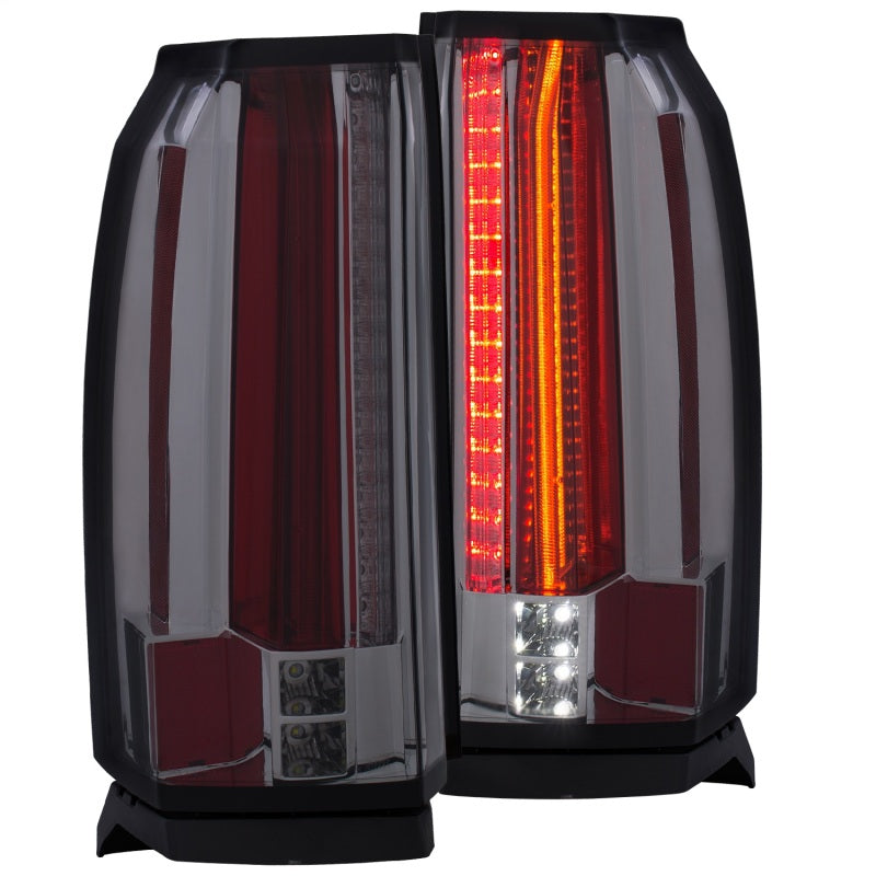 ANZO 2015-2017 Chevrolet Suburban/Tahoe LED Taillights Smoke-Tail Lights-Deviate Dezigns (DV8DZ9)