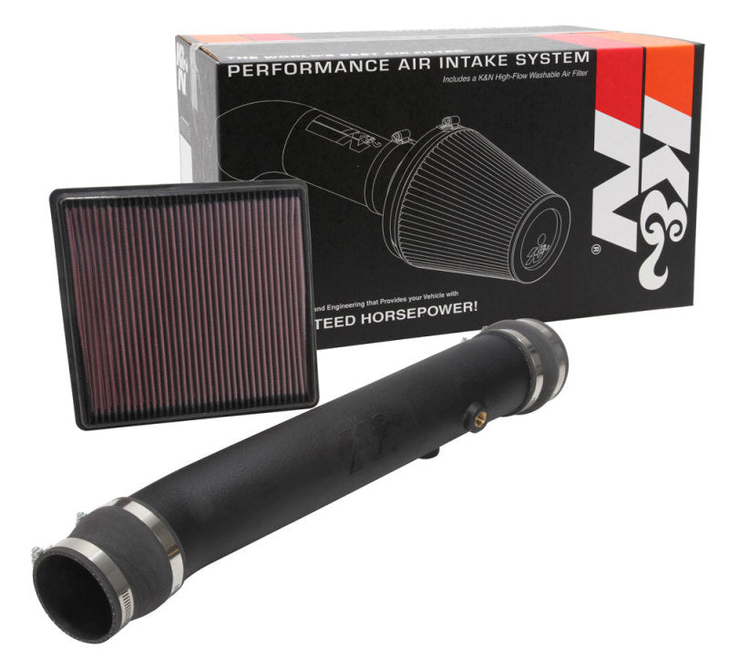 K&N 18-19 Ford F150 V6-3.3L Performance Intake Kit-Cold Air Intakes-Deviate Dezigns (DV8DZ9)