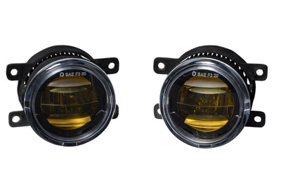 Diode Dynamics Elite Series Type A Fog Lamps - Yellow (Pair)-Fog Lights-Deviate Dezigns (DV8DZ9)