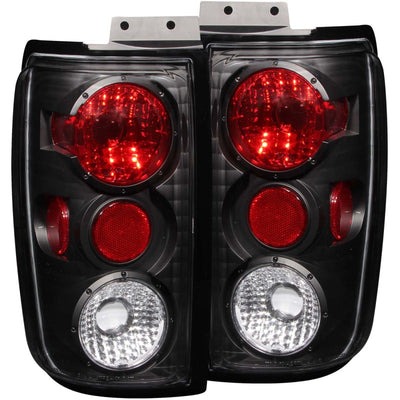 ANZO 1997-2002 Ford Expedition Taillights Black-Tail Lights-Deviate Dezigns (DV8DZ9)