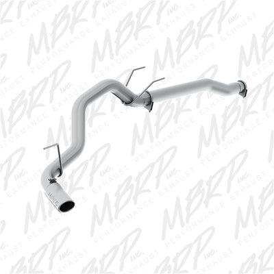 MBRP 2014 Dodge Ram 1500 3.0L EcoDiesel 3.5in Filter Back Exhaust Single Side Exit T409-Catback-Deviate Dezigns (DV8DZ9)