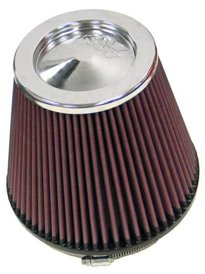 K&N Round Tapered Universal Air Filter 6in Flange ID x 7.5in Base OD x 5in Top OD x 6.5in Height-Air Filters - Universal Fit-Deviate Dezigns (DV8DZ9)