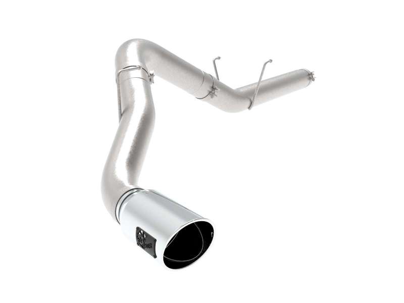 aFe 19-22 Ram Diesel Trucks L6-6.7L(td) Large Bore-HD 5in 409SS DPF-Back Exhaust System w/Pol Tip-DPF Back-Deviate Dezigns (DV8DZ9)