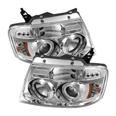 Spyder Ford F150 04-08 Projector Headlights Version 2 LED Halo LED Chrm PRO-YD-FF15004-HL-G2-C-Headlights-Deviate Dezigns (DV8DZ9)