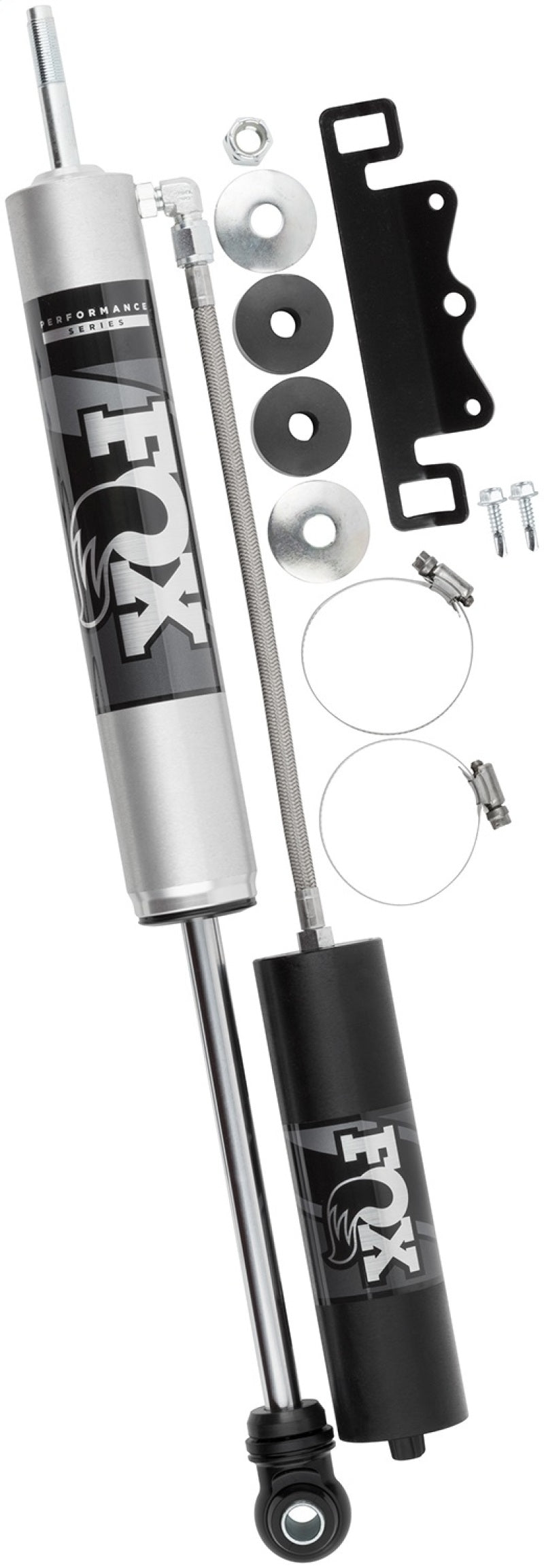 Fox 17-18 Ford F-250 Perf Series 8.8in Smooth Bdy R/R Front Shock 0in-1.5in Lift-Shocks and Struts-Deviate Dezigns (DV8DZ9)
