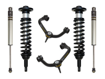 ICON 09-13 Ford F-150 4WD 0-2.63in Stage 2 Suspension System w/Tubular Uca-Coilovers-Deviate Dezigns (DV8DZ9)