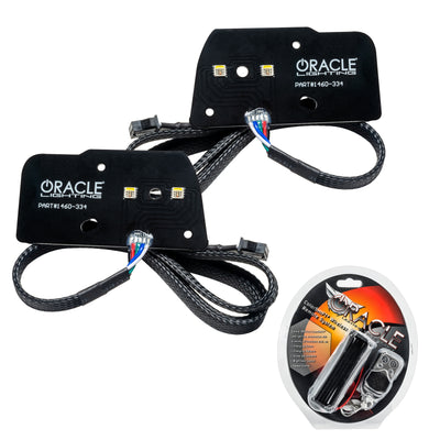 Oracle 21-22 Ford F-150 ColorSHIFT RGB+W Headlight DRL Upgrade Kit w/ RF Controller SEE WARRANTY-Headlights-Deviate Dezigns (DV8DZ9)