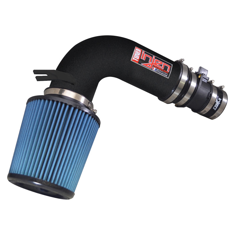 Injen 14-18 Dodge Ram 3.0L V6 Wrinkle Black Power-Flow Short Ram Intake-Cold Air Intakes-Deviate Dezigns (DV8DZ9)