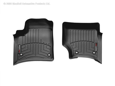 WeatherTech 03-10 Porsche Cayenne Front FloorLiner - Black-Floor Mats - Rubber-Deviate Dezigns (DV8DZ9)